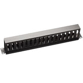 Allen Tel AT55WMP-H1 Horizontal Wire Management Panel 1 RU with Pass Through Holes